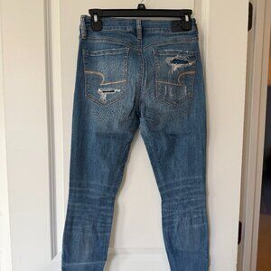 american eagle high rise jegging